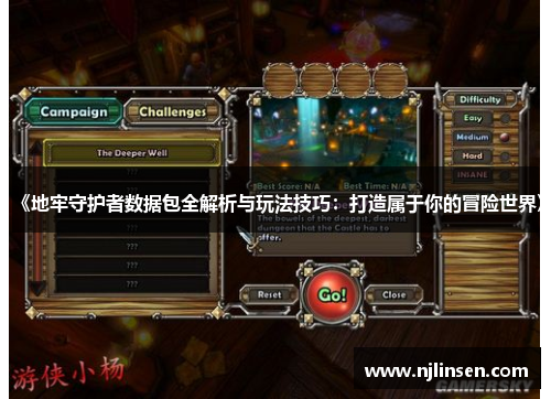 《地牢守护者数据包全解析与玩法技巧：打造属于你的冒险世界》